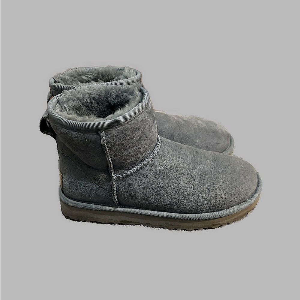 Classic Uggs Mini Size 5 Powder Blueish Color